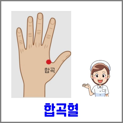 급체했을때 응급처치 : 합곡혈을 지압한다