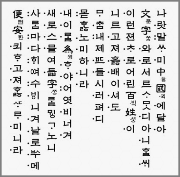 훈민정음